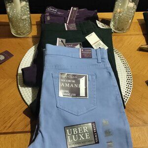 Jeans - color - night forest green -